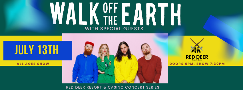 Red Deer Resort & Casino Event Centre to Host Debut Concert with Iconic Performers Walk Off The Earth on July 13